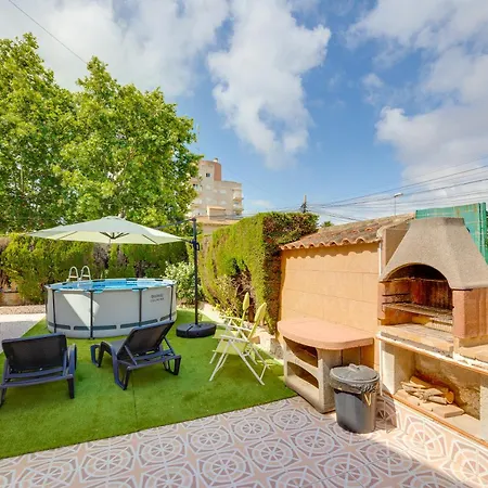 Casa Con Piscina Privada Y Bbq - Playa 12min A Pie Будинок відпочинку *